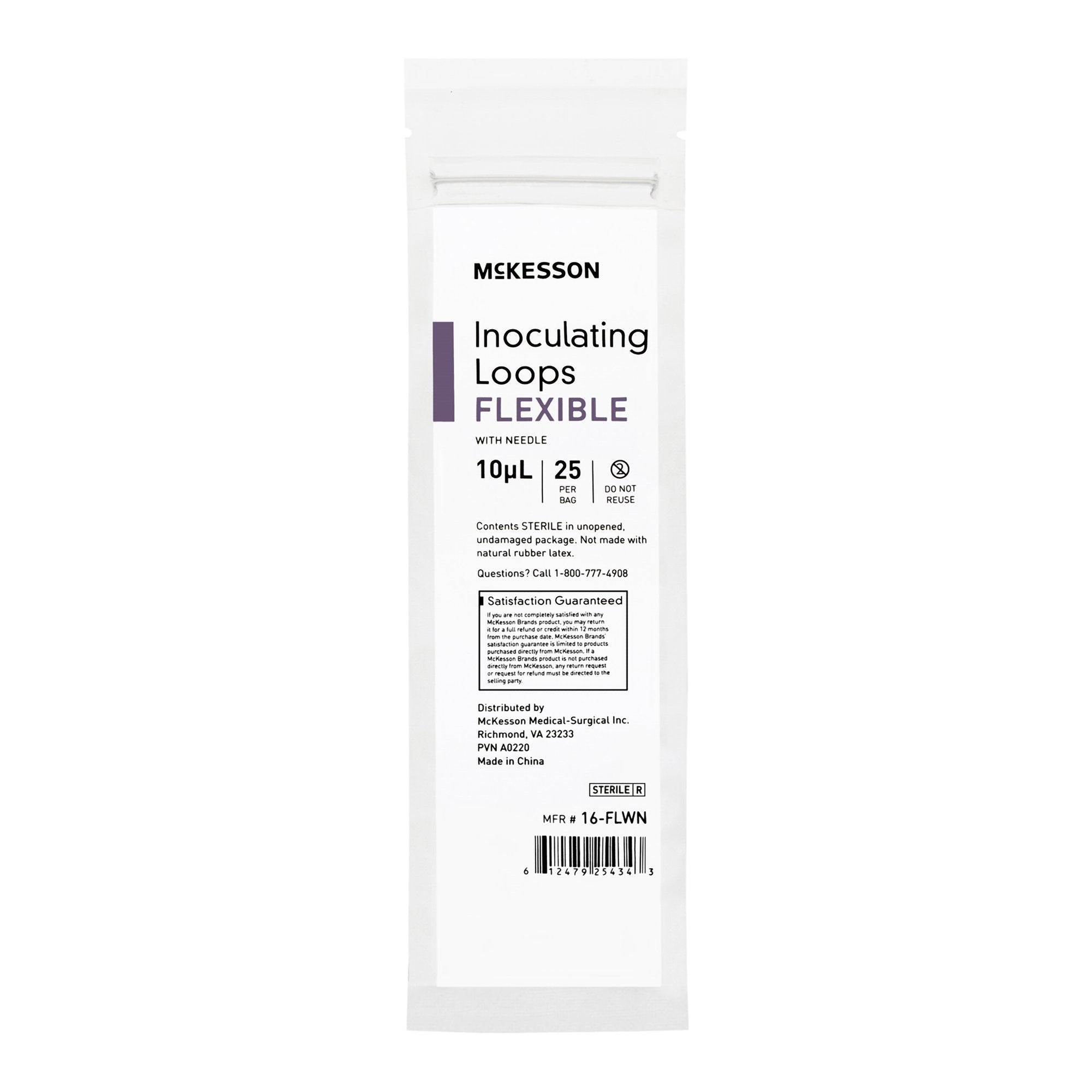 McKesson Inoculating Loop with Needle, 10 µL 16-FLWN