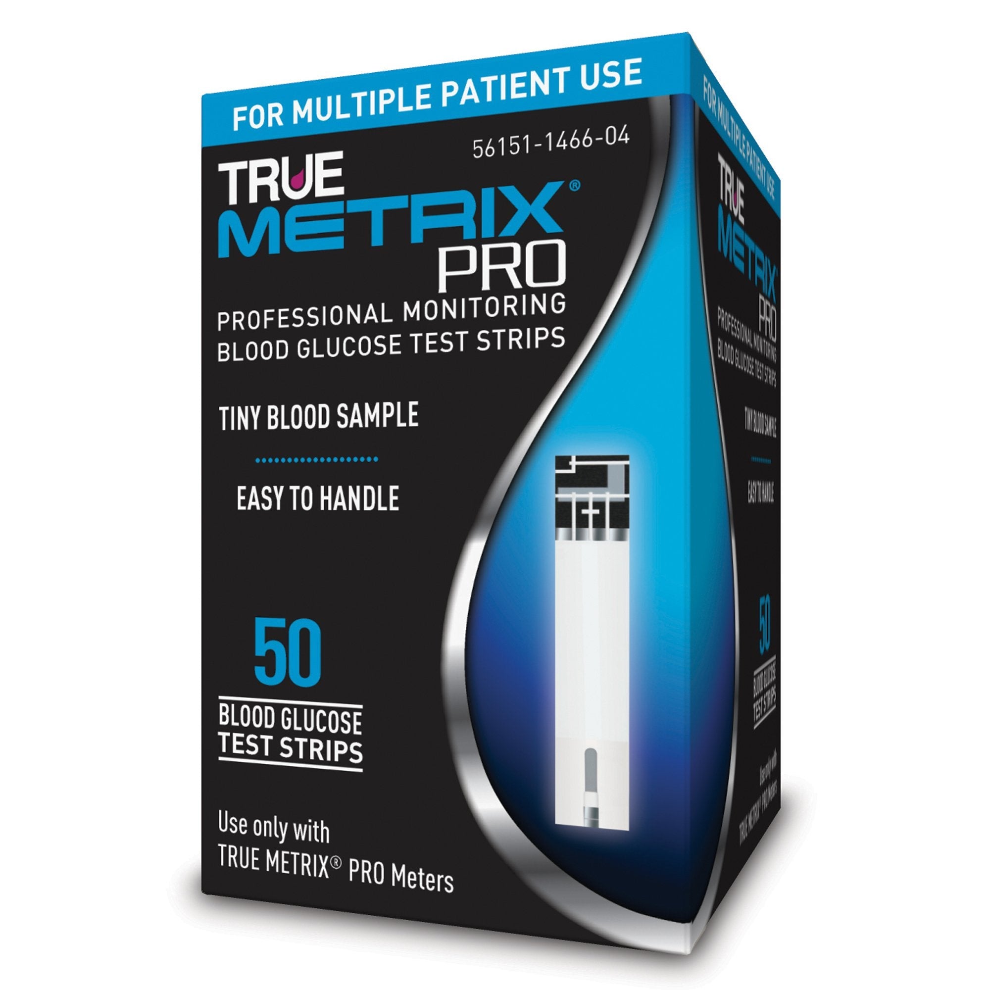 Blood Glucose Test Strips TRUE METRIX® PRO 50 Strips per Pack R3H01P-450