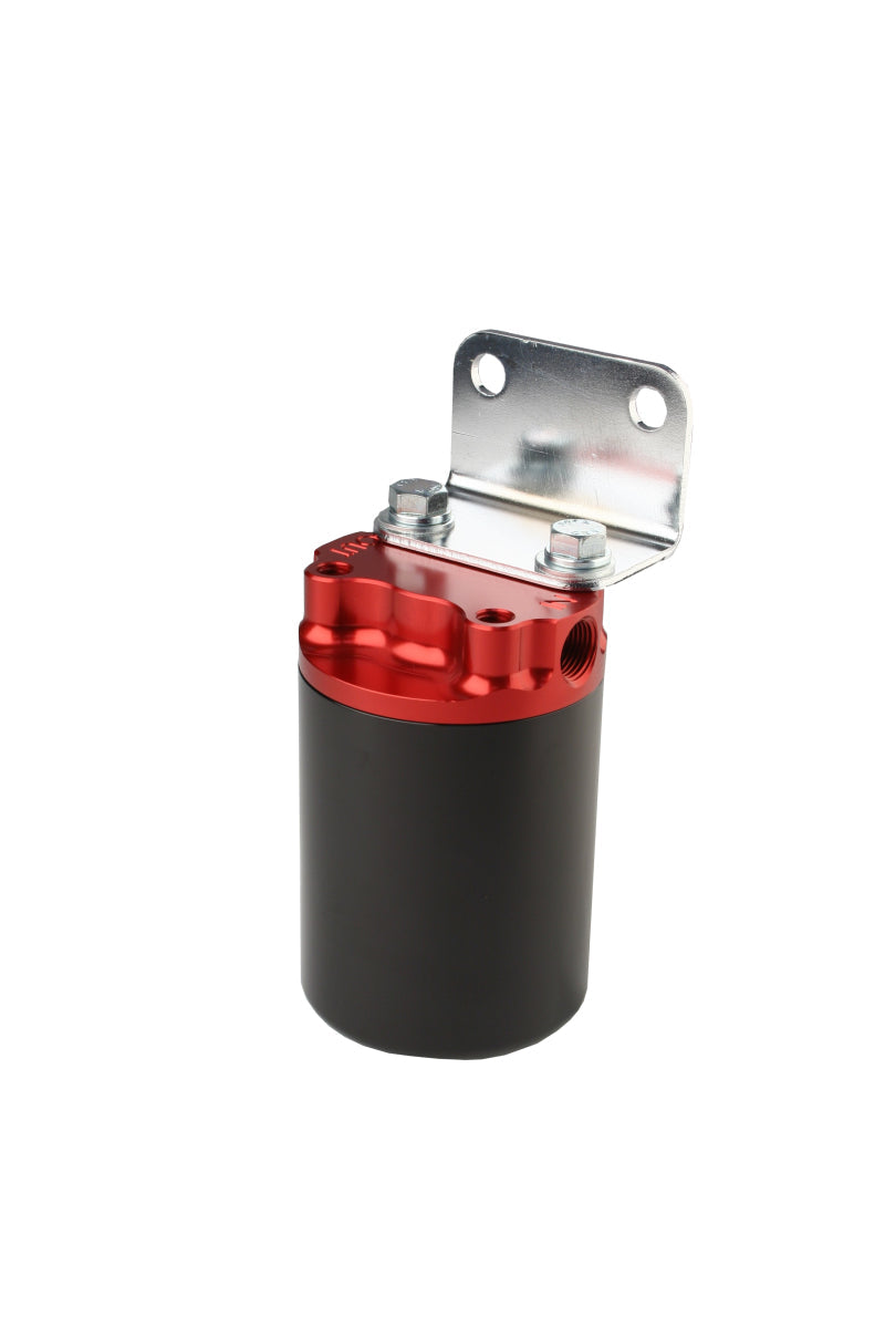 Aeromotive 100 Micron, Red/Black Canister Fuel Filter