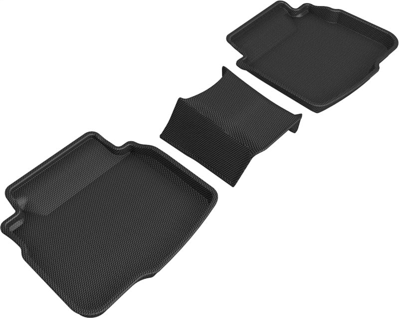 3D MAXpider Custom Fit Kagu Floor Mat For 20-22 Subaru Legacy / Outback - 2nd Row (Black) L1SB02821509