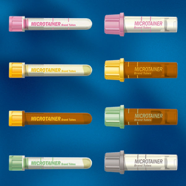 BD Microtainer® SST™ Capillary Blood Collection Tube Clot Activator / Separator Gel Additive 400 µL to 600 µL BD Microgard™ Closure Plastic Tube 365967