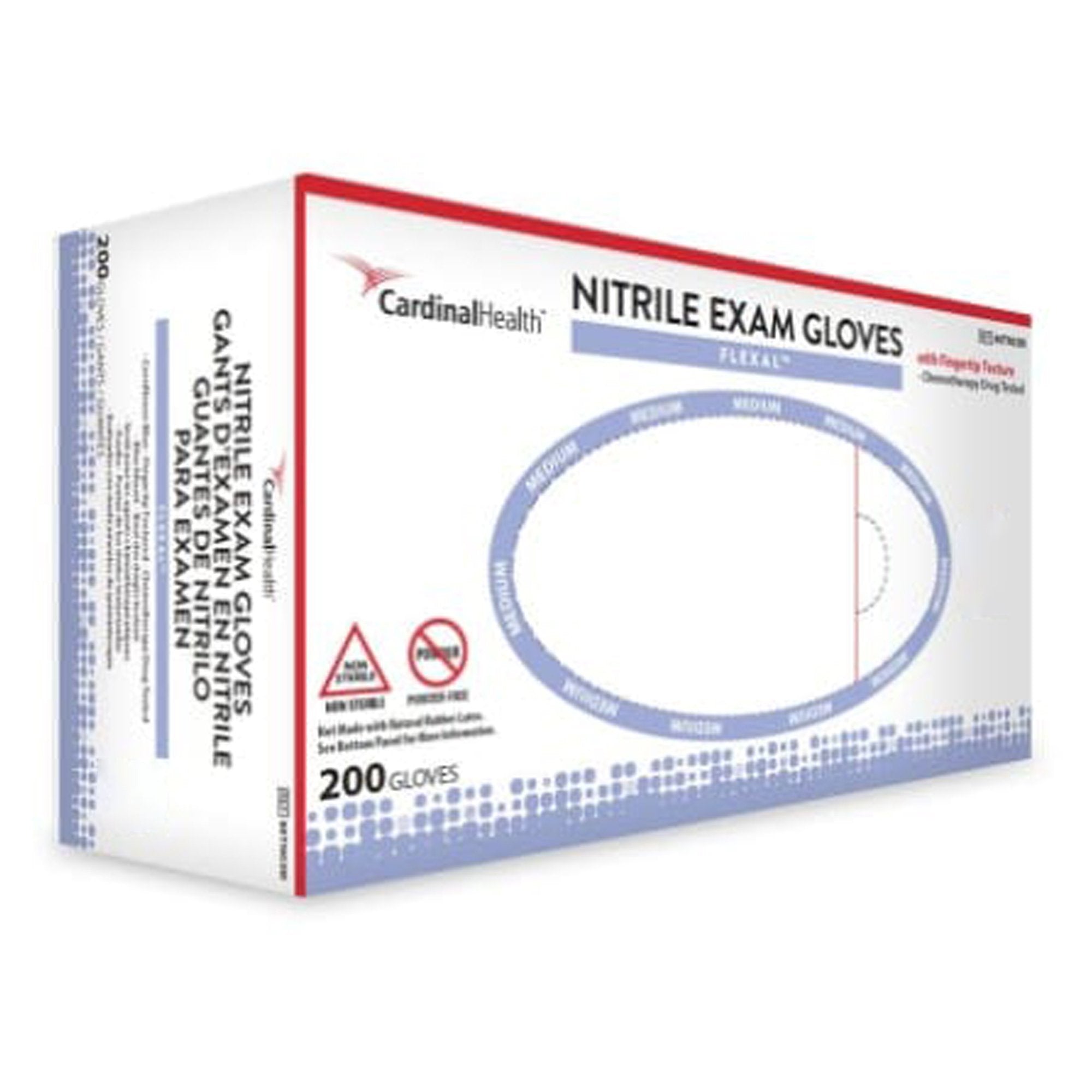 Flexal™ Nitrile Exam Glove, Small, Blue 88TN02S