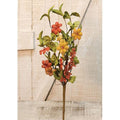 Primitive Burlap Flower Pick  (Pack of 4)