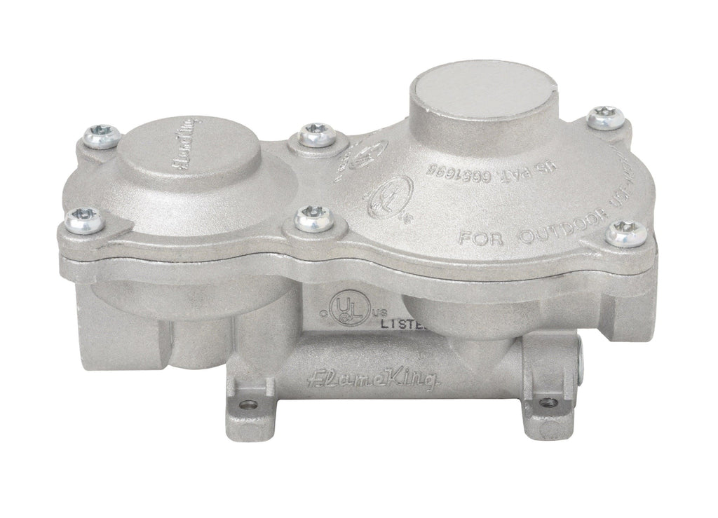 Flame King 2-Stage 150,000 BTU Propane LP Vertical Super Compact Regulator