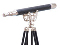 Floor Standing Chrome/Leather Anchormaster Telescope 65""