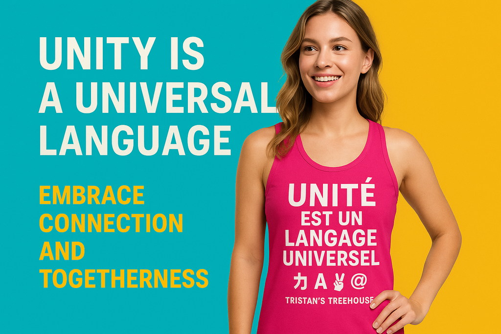 Unity is a Universal Language – Tank Top