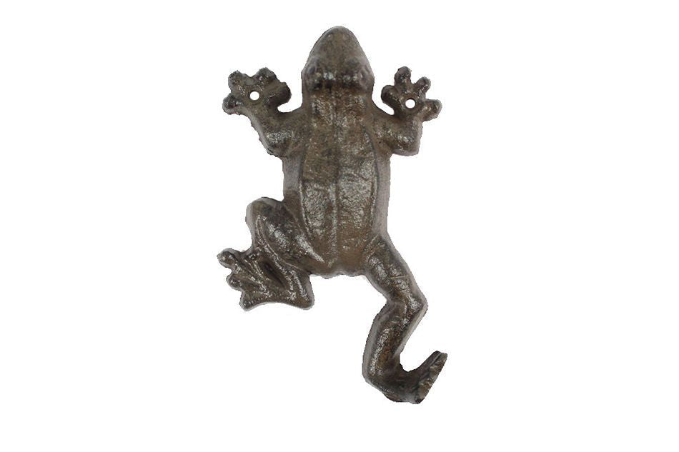 Cast Iron Frog Hook 6""