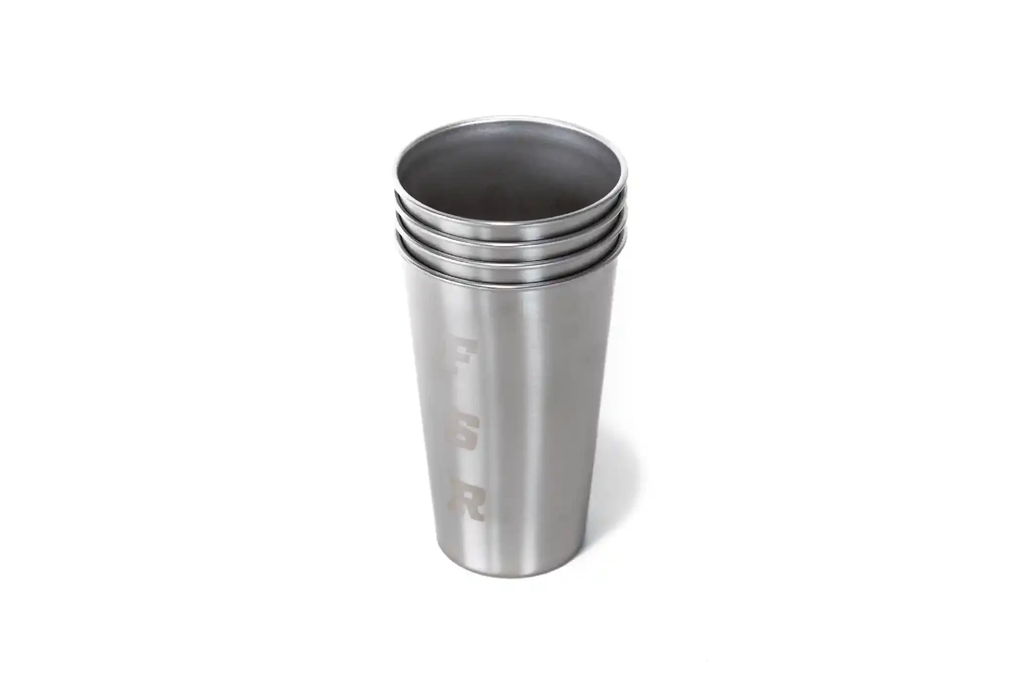 Stainless Steel 16oz Camp Cups (4)
