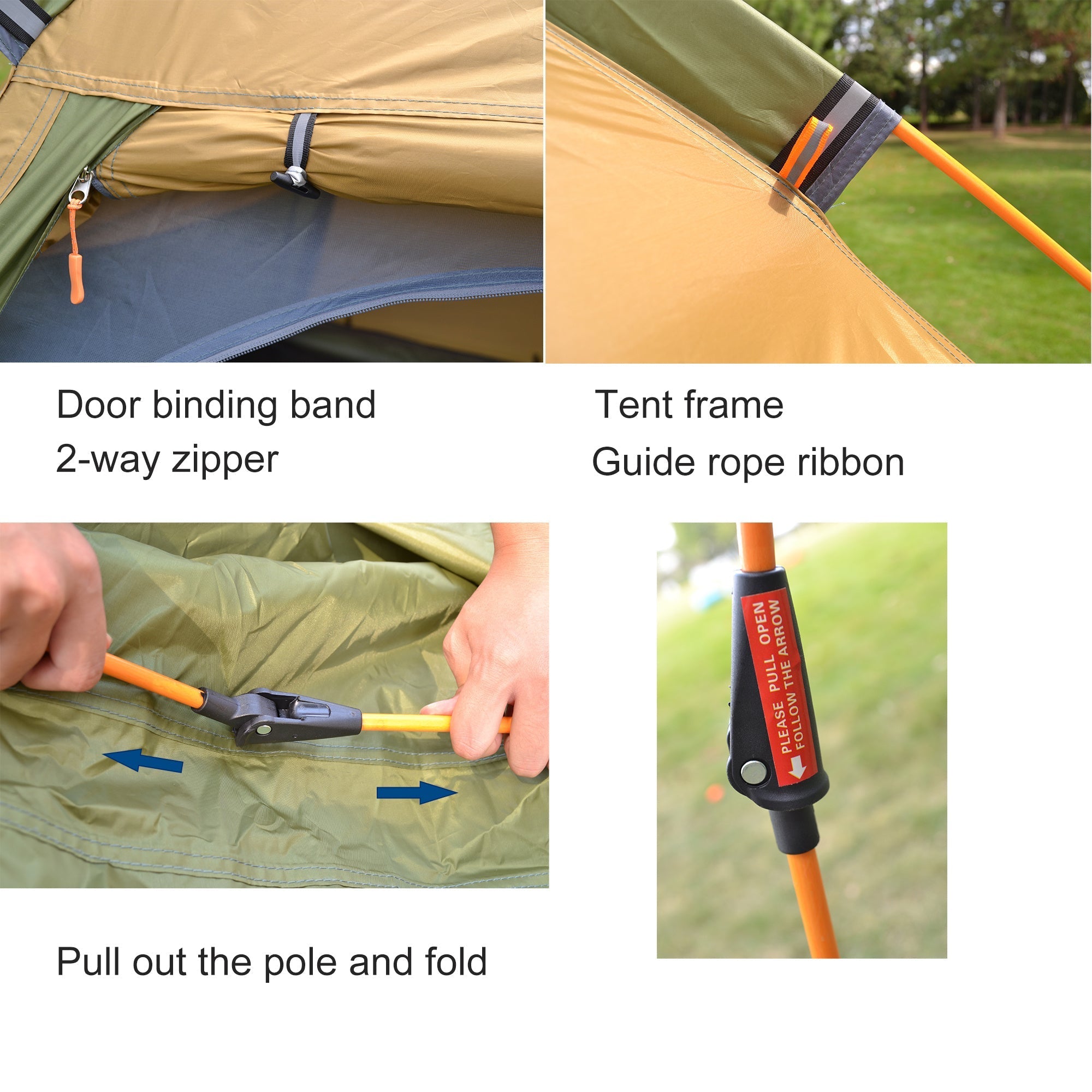 Fully Automatic Hexagonal Speed - opening Rainstorm - proof Camping Tent - PhishStones Products
