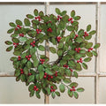 Holly & Berry Candle Ring 4.5"/15"