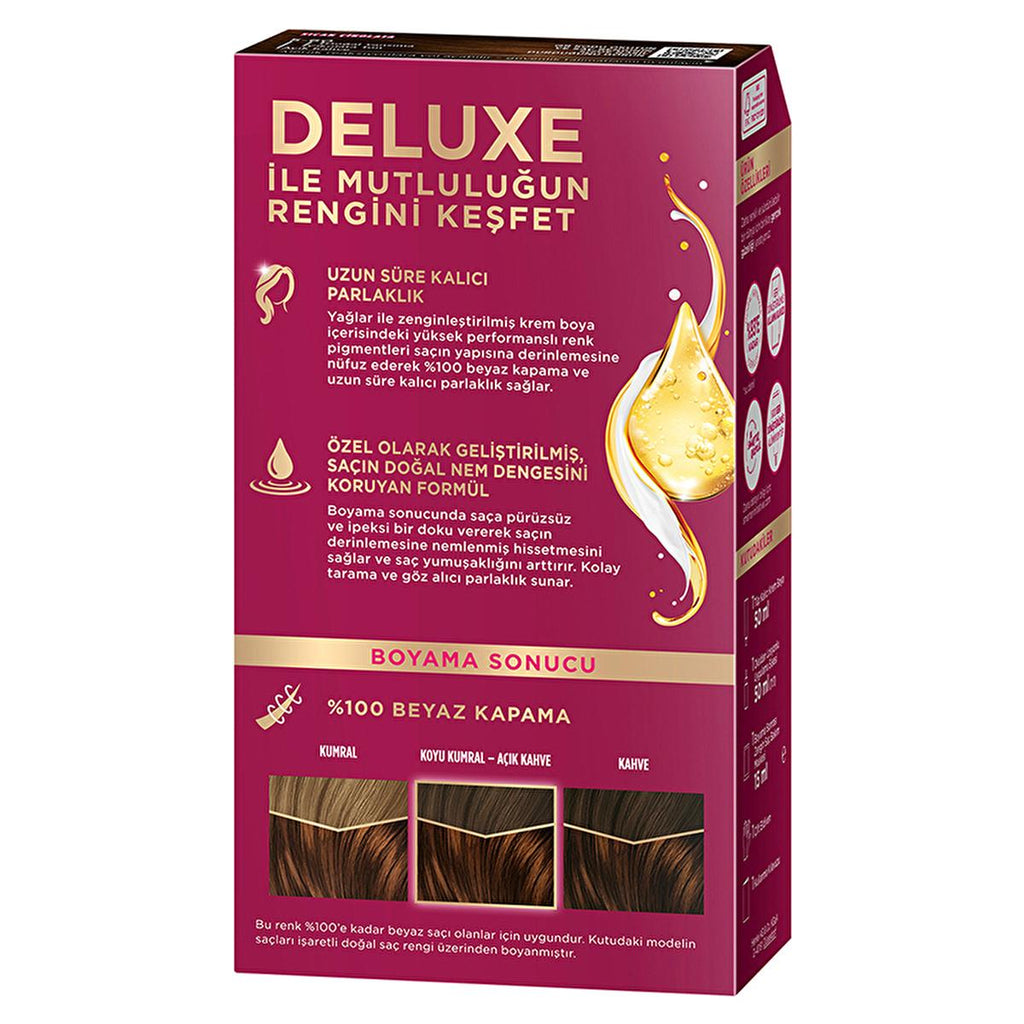 Palette Deluxe Warm Chocolate Hair Dye 5-60 - Long-Lasting, Nourishing Hair Color