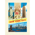 Vintage Lined Notebook Scenes, Greetings from New York City - Paperback