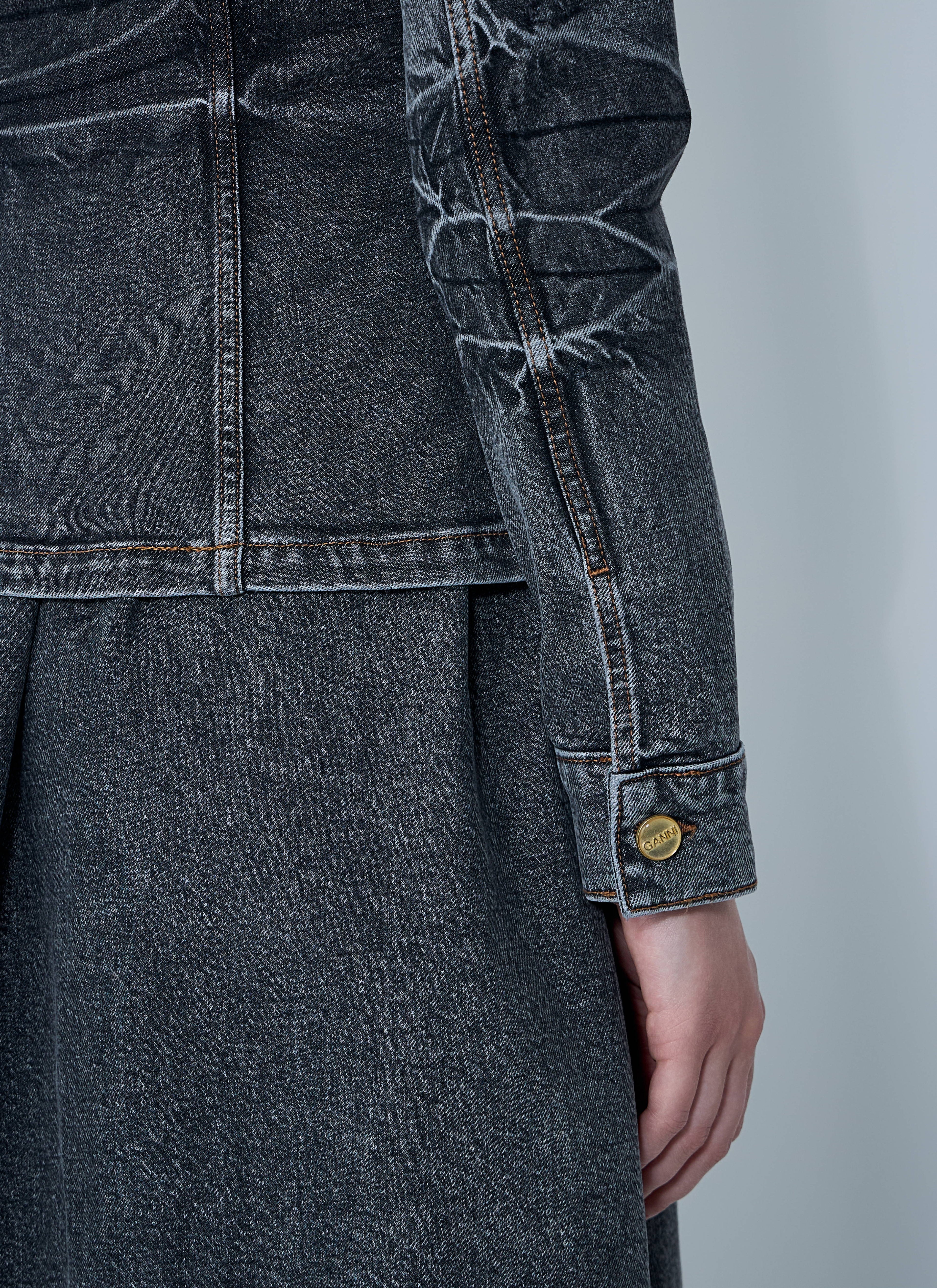 Ganni Women Stretch Denim Jacket