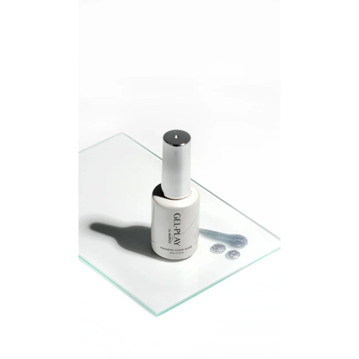 Akzentz - Gel Play Magnetic Clear Silver, 10ml