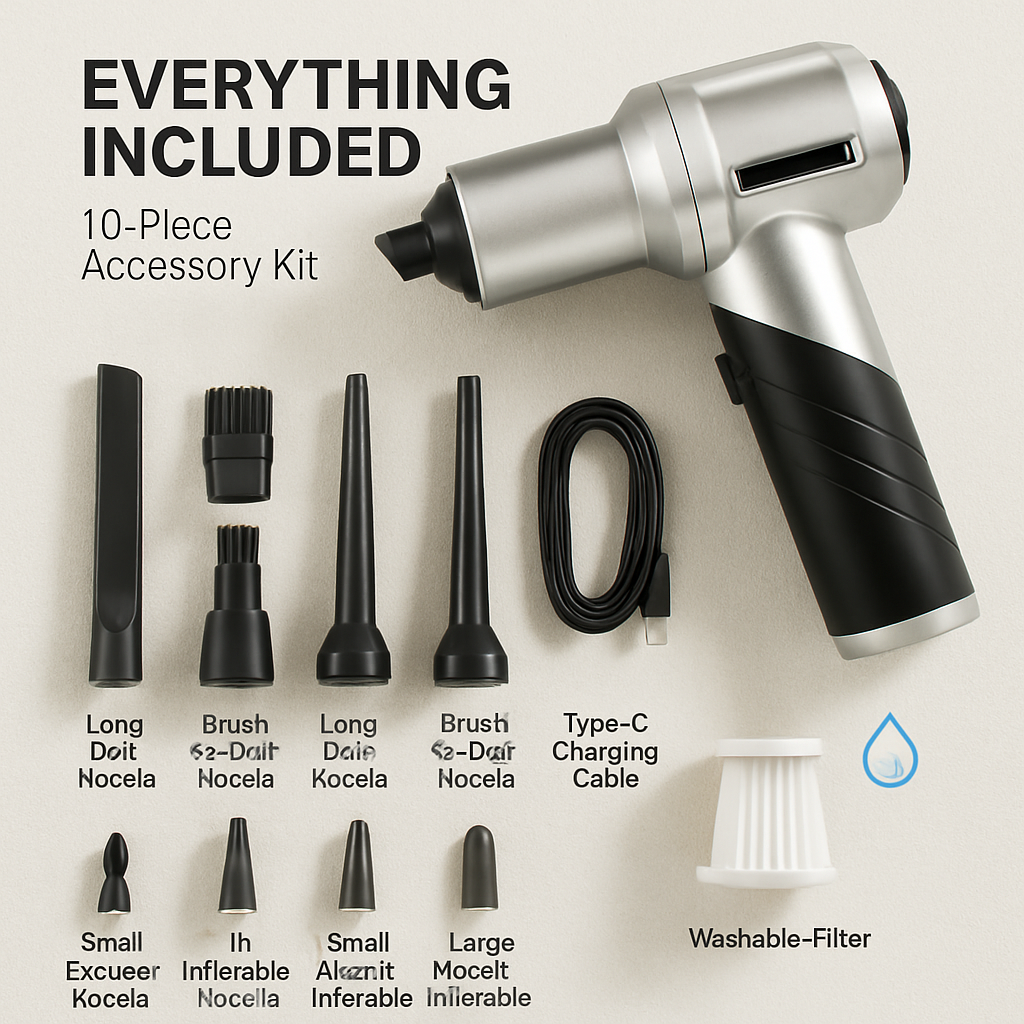 Cordless Car Vacuum Cleaner Portable Handheld Vacuum
