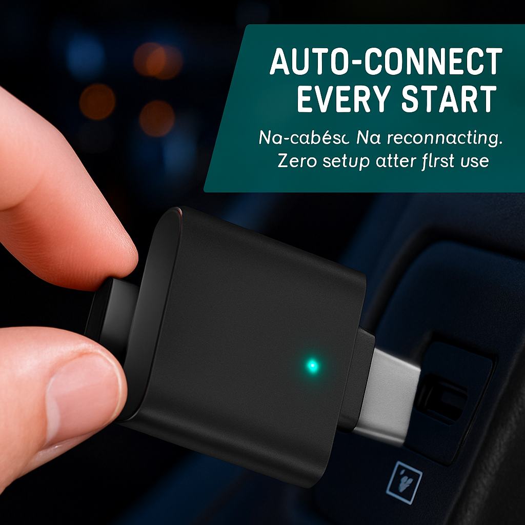 Wireless Car Adapter for In-car Infotainment System
