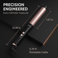 5-in-1 Curling Wand with 4 Barrels & Brush