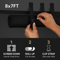 Magnetic Garage Door Screen for Single Car