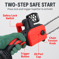 12-Inch Cordless Chainsaw with Battery and Charger