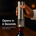 Electric Wine Opener Set with Aerator, Foil Cutter & Stopper