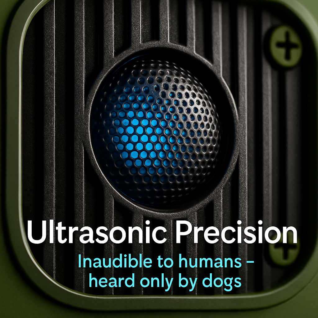 Ultrasonic Anti-Barking Device for Pets - Rechargeable