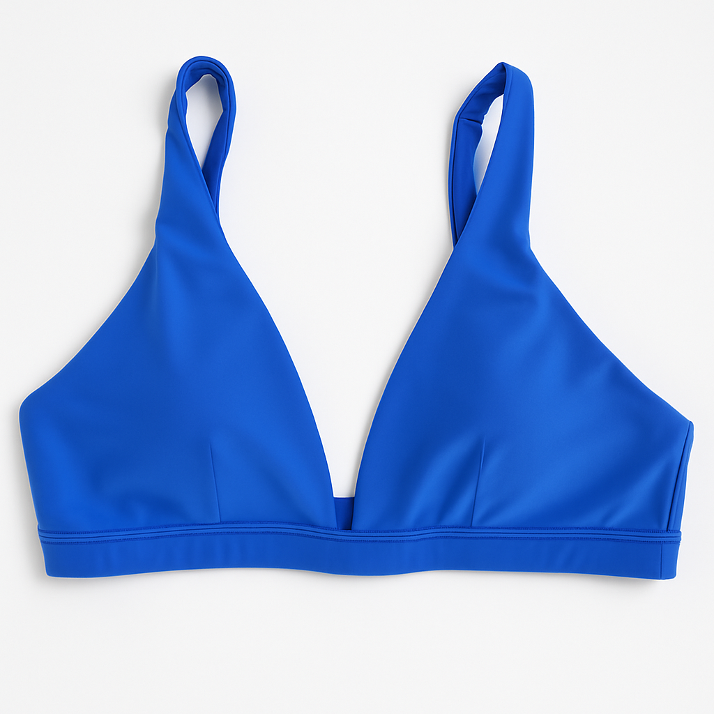 Women Deep V-Neck Sports Bra for Gym - Low-Impact Comfort