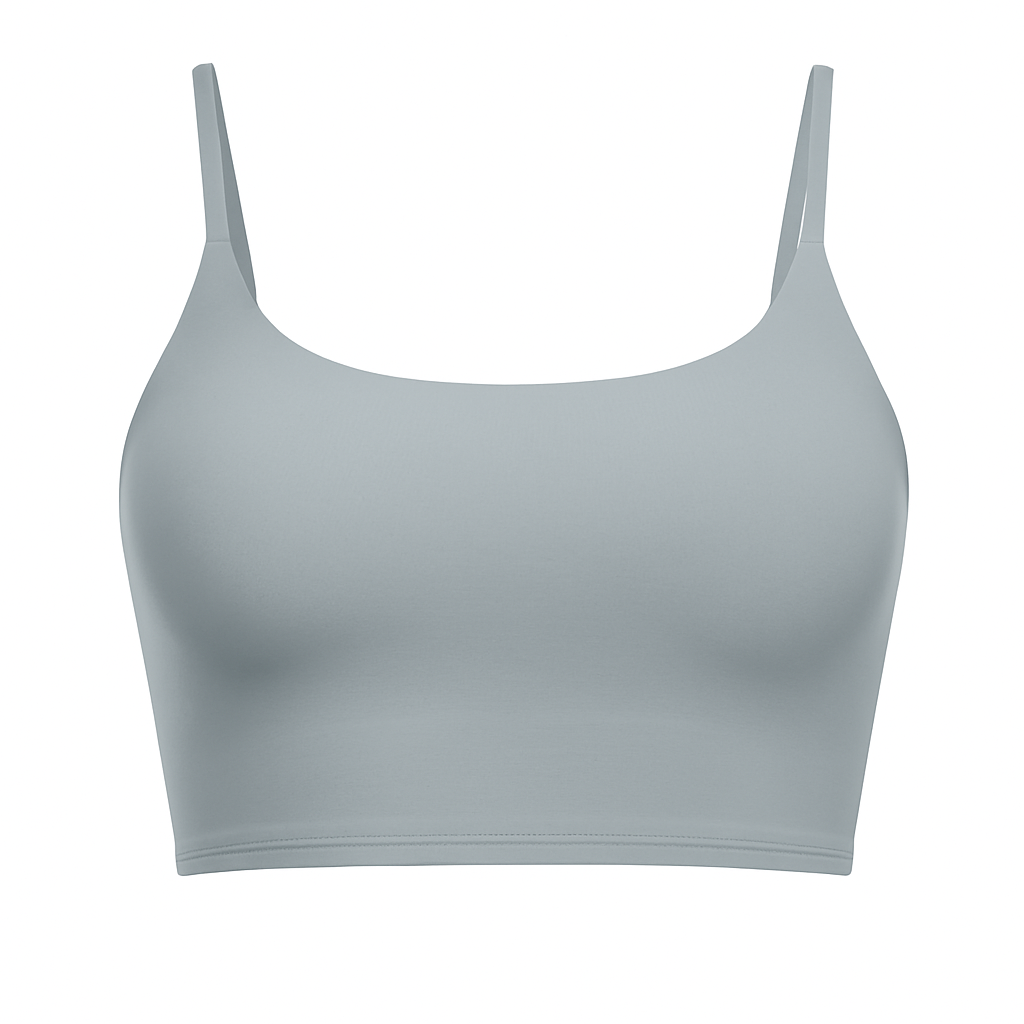 Women Sport Bras with Removable Pads, Low-Impact Square Neck