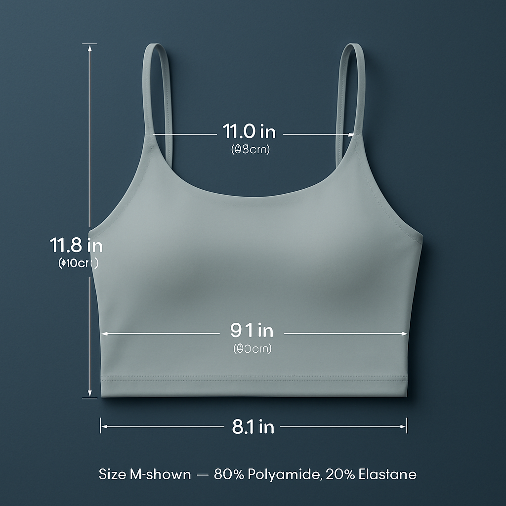 Women Sport Bras with Removable Pads, Low-Impact Square Neck