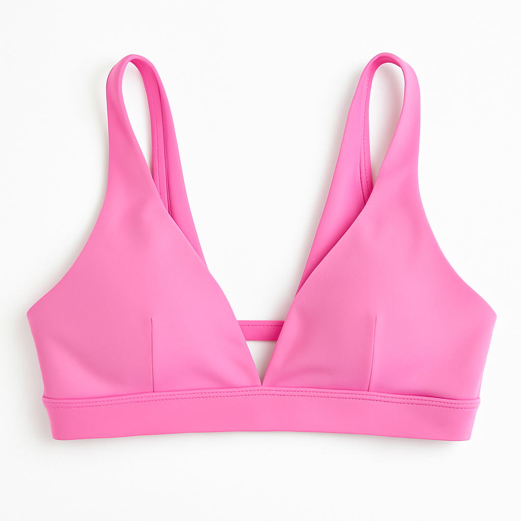 Women Deep V-Neck Sports Bra for Gym - Low-Impact Comfort