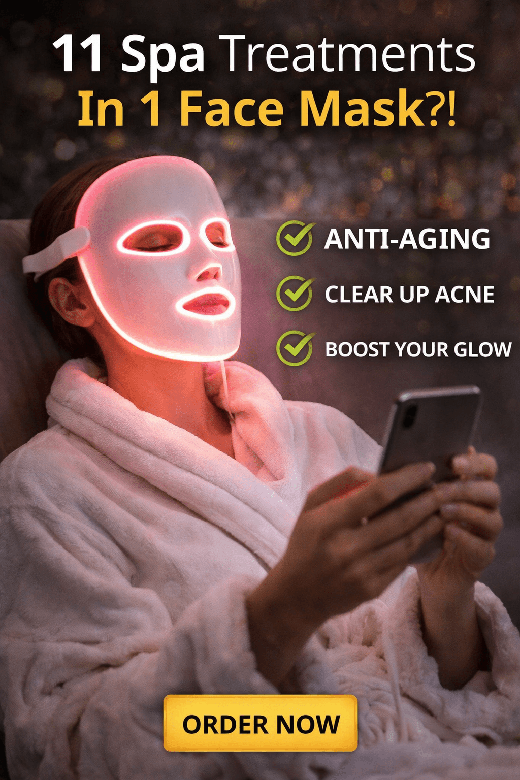 GlowLift LED Face Mask - PhishStones Products