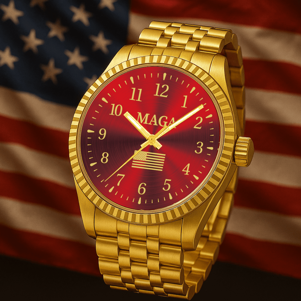 Gold & Red MAGA Watch - PhishStones Products
