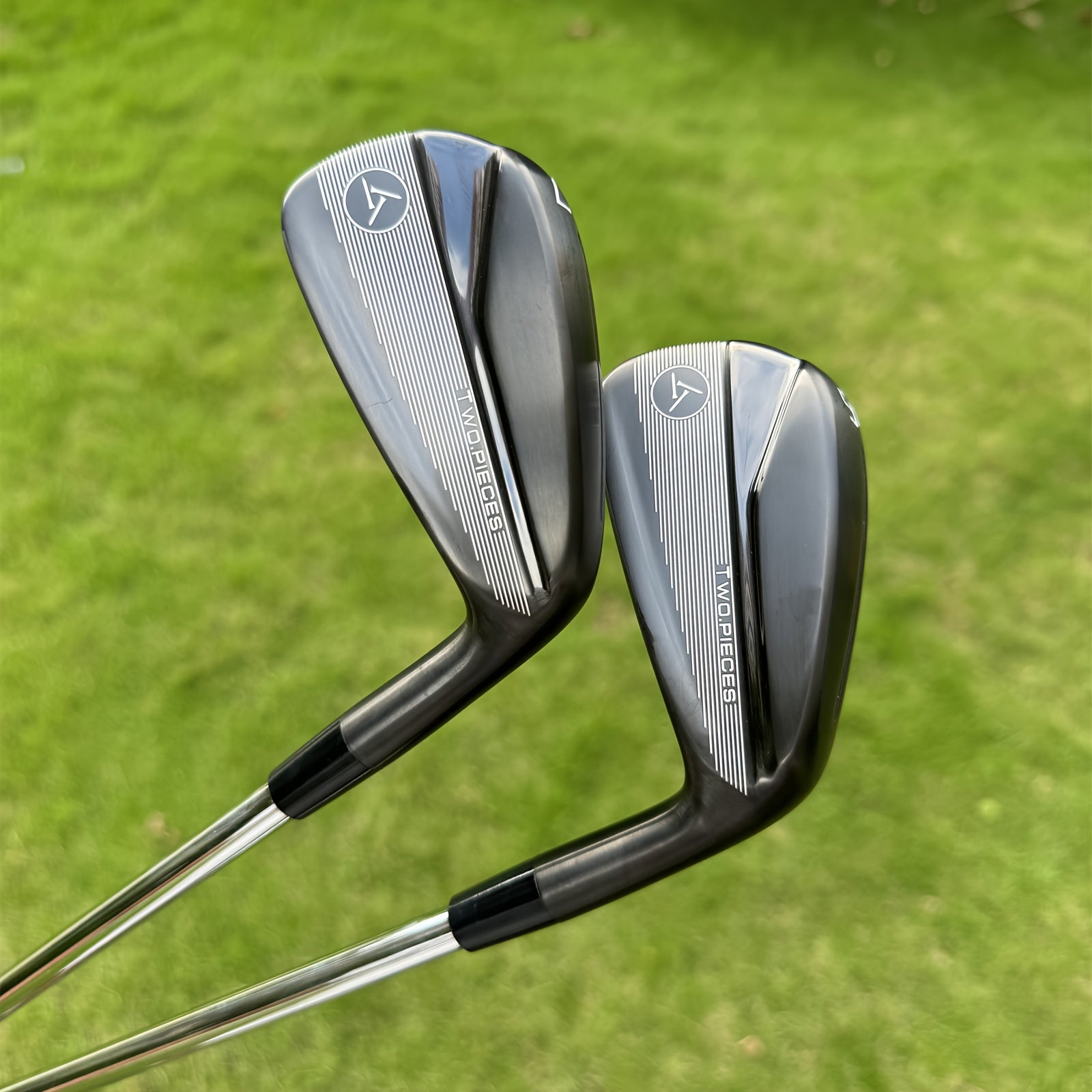 7pcs/Set S880 Golf Irons Black/Golden Forged Set 4 5 6 7 8 9 P with Stiff Flex Steel Shaft RH Golf Clubs