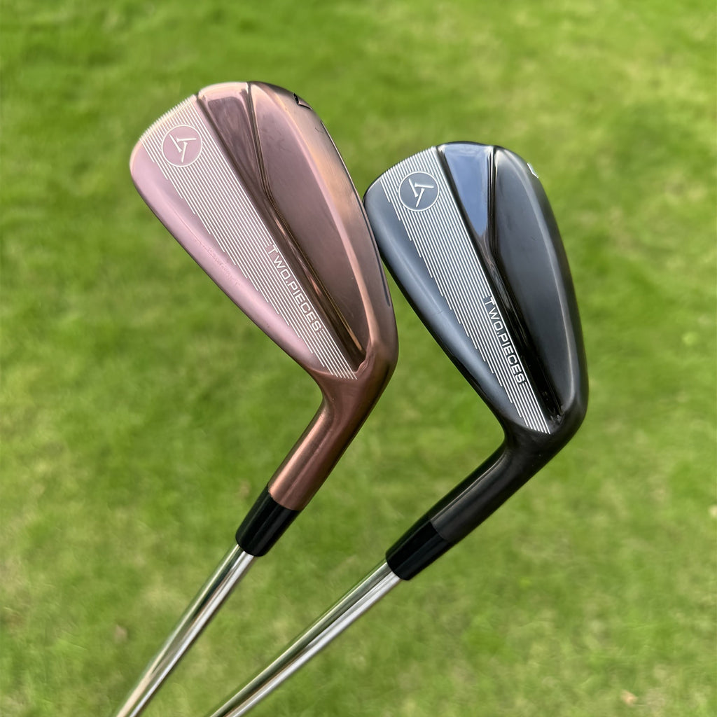 7pcs/Set S880 Golf Irons Black/Golden Forged Set 4 5 6 7 8 9 P with Stiff Flex Steel Shaft RH Golf Clubs