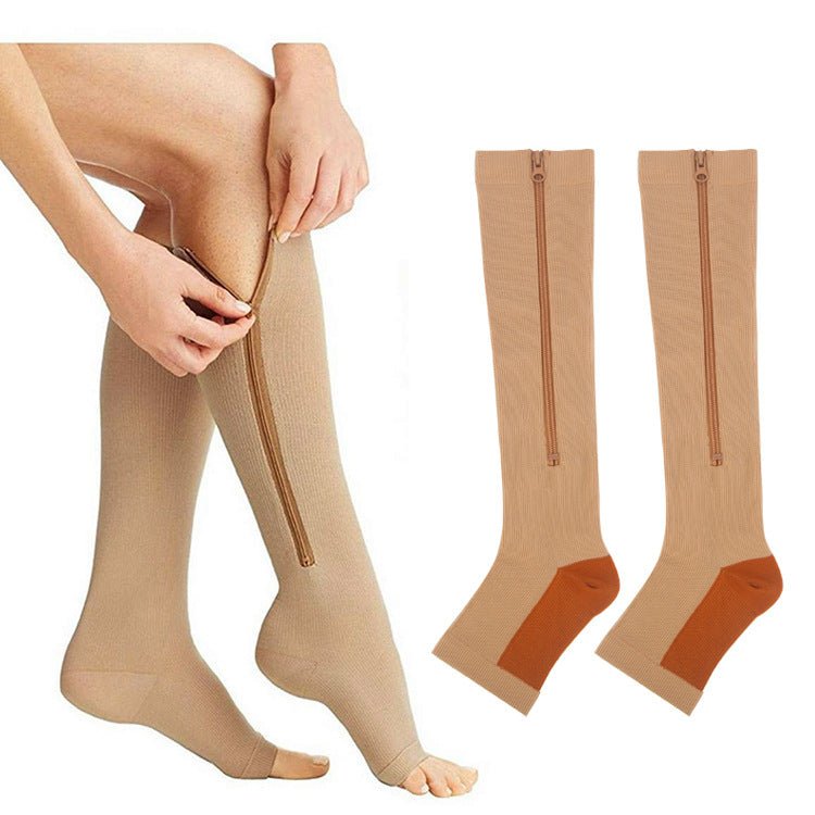 Graduated Compression Socks with Zipper - PhishStones Products