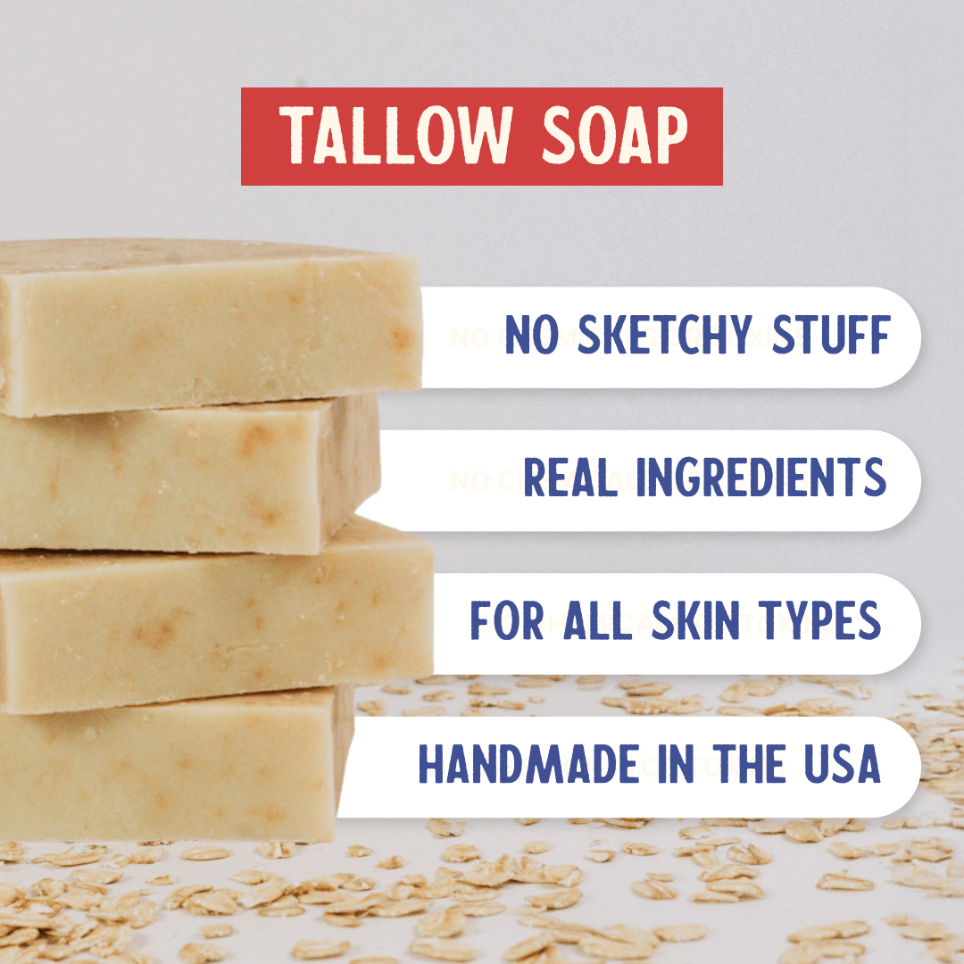 Grass - Fed Tallow Soap (2 Pack) - PhishStones Products