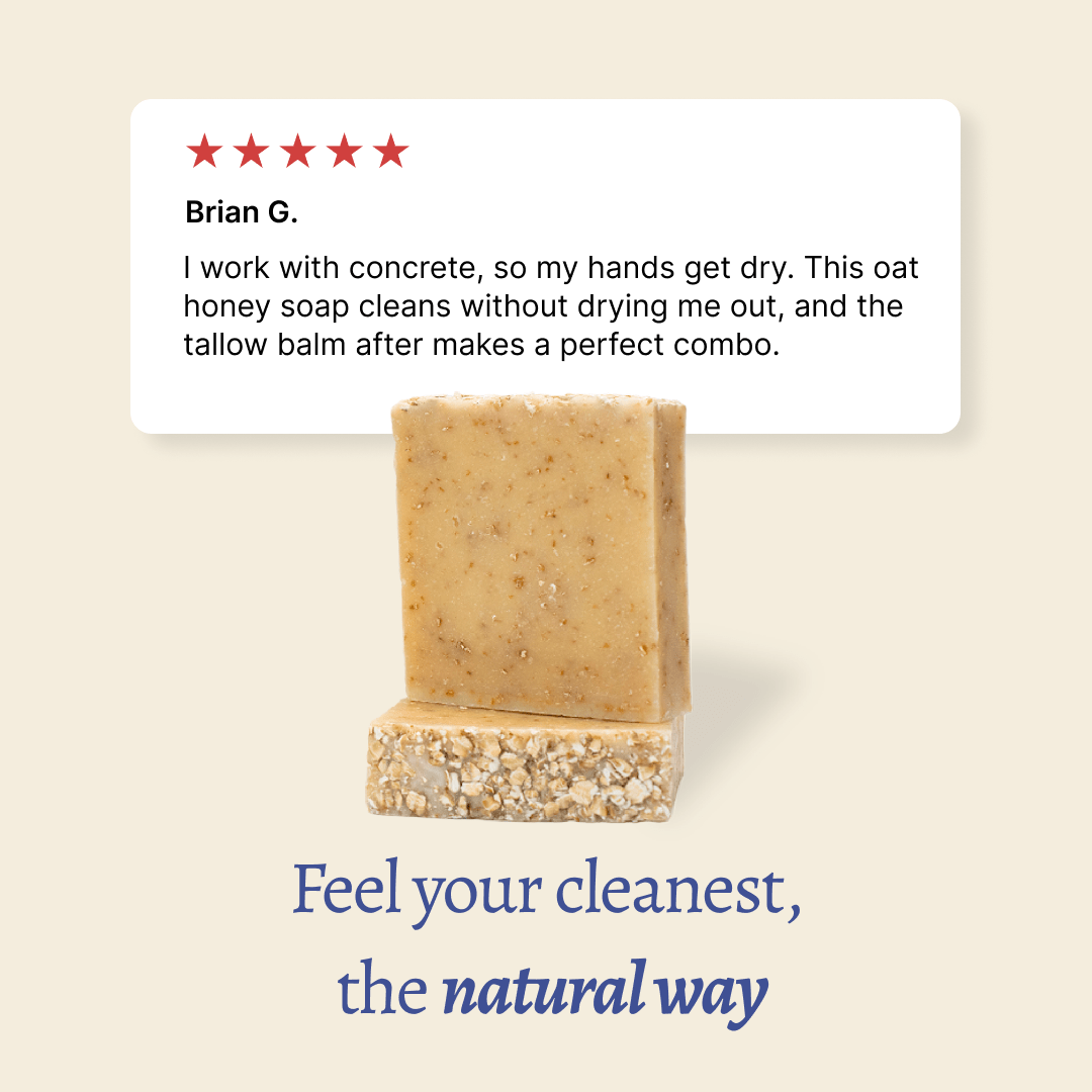 Grass - Fed Tallow Soap (2 Pack) - PhishStones Products