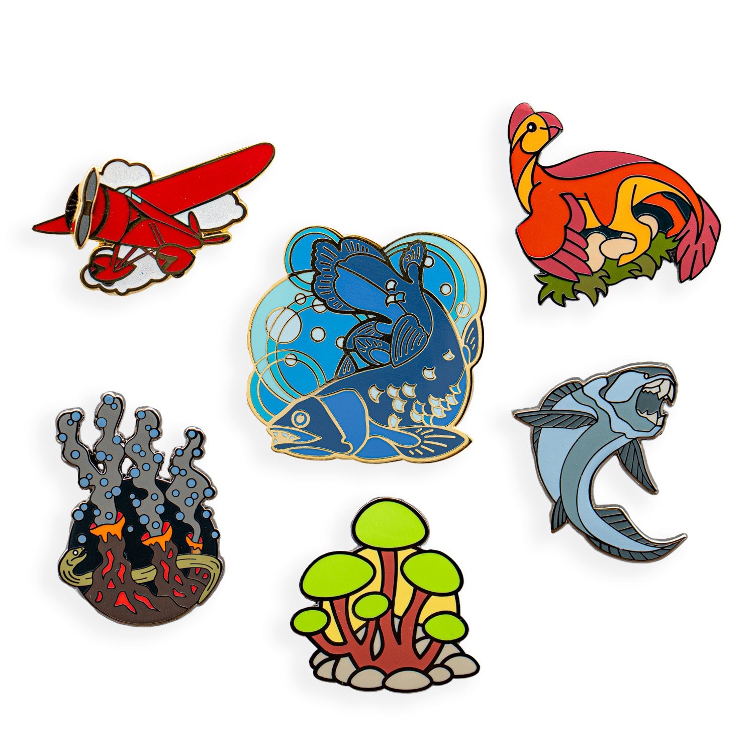 Mini Museum Enamel Pins