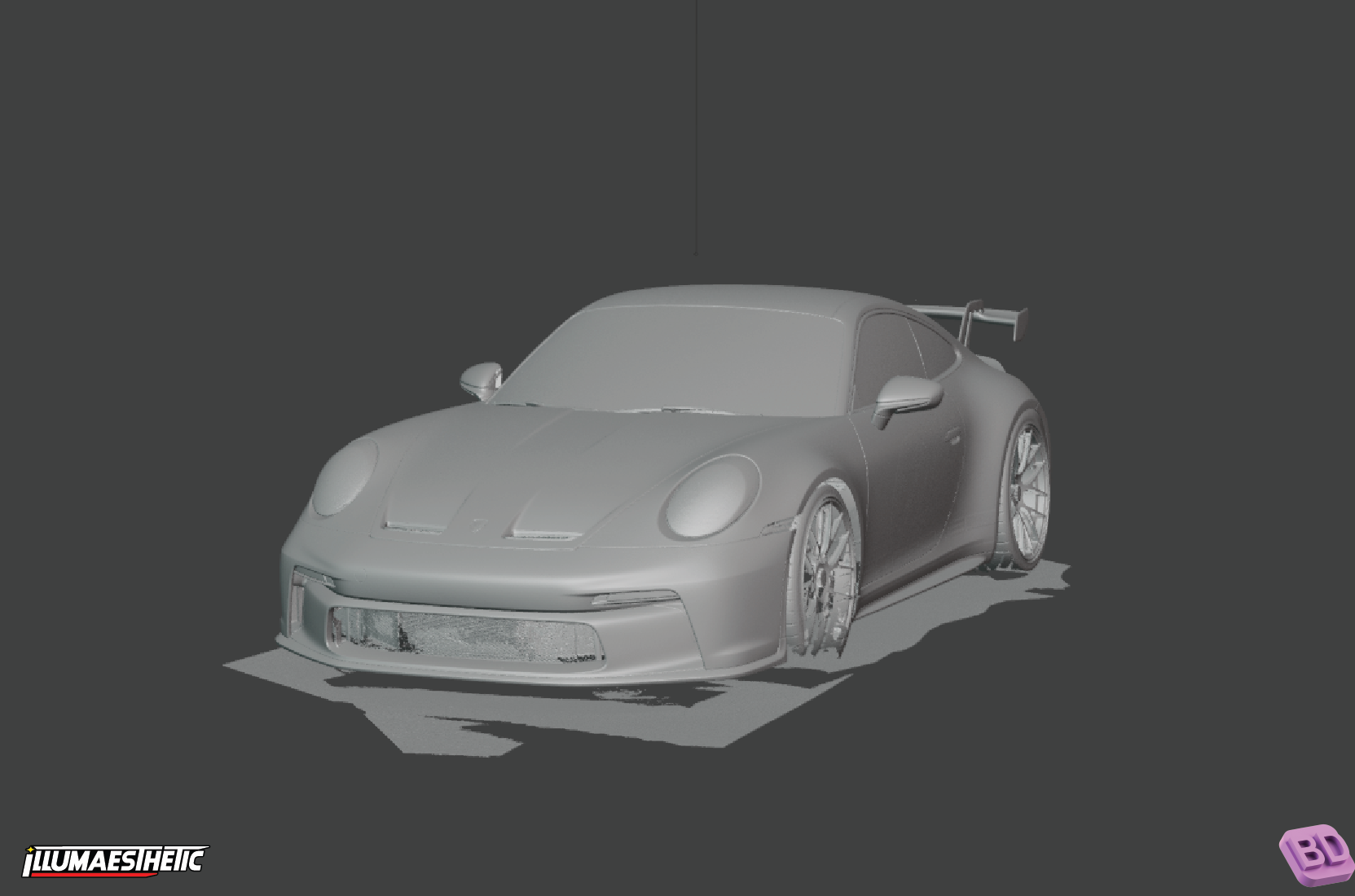 Porsche 911 GT3 (992.1) 3D Scan (2021-2025)