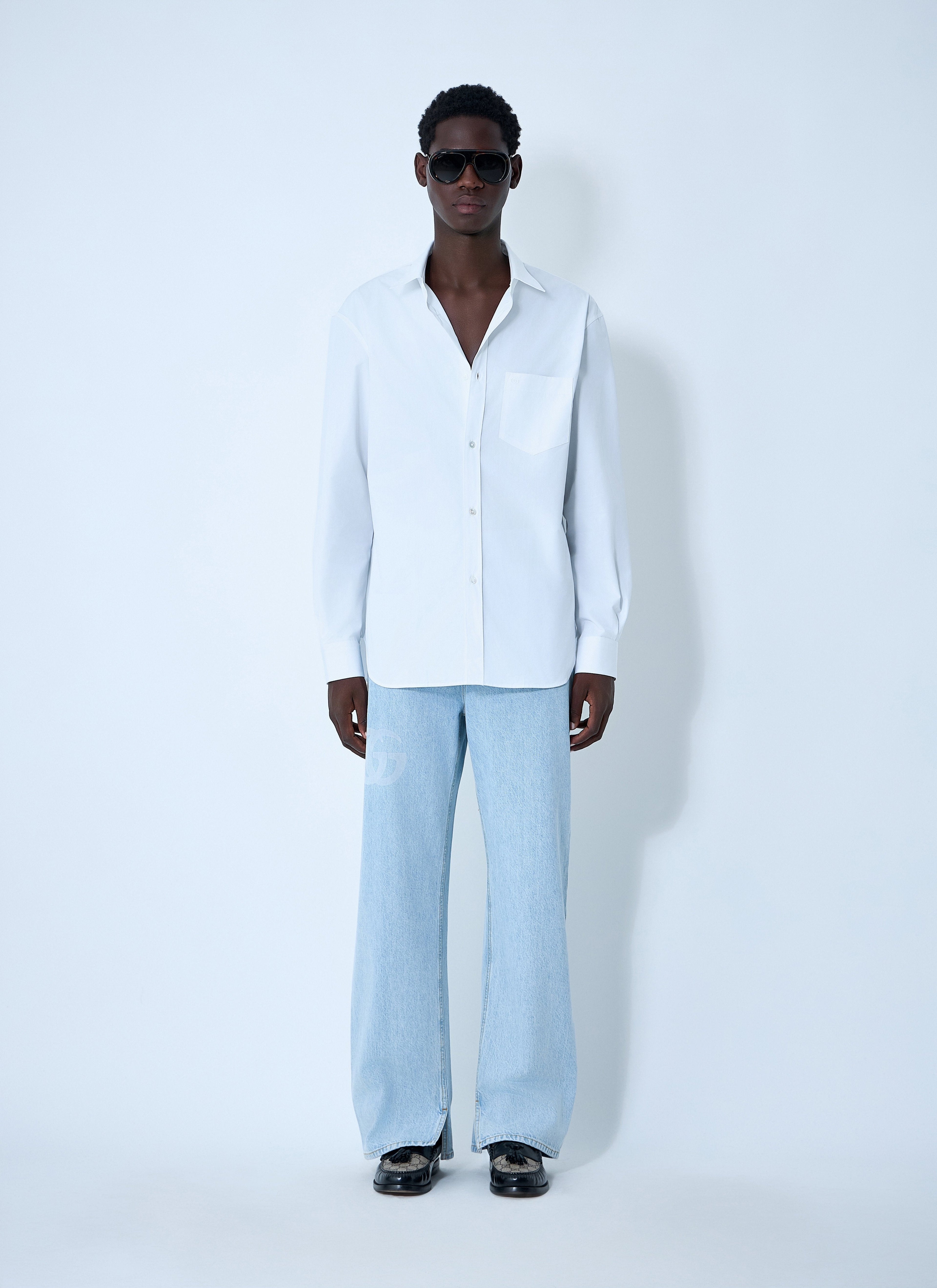 Gucci Men Button-Down Shirt