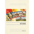 Vintage Lined Notebook Greetings from El Paso, Texas - Paperback