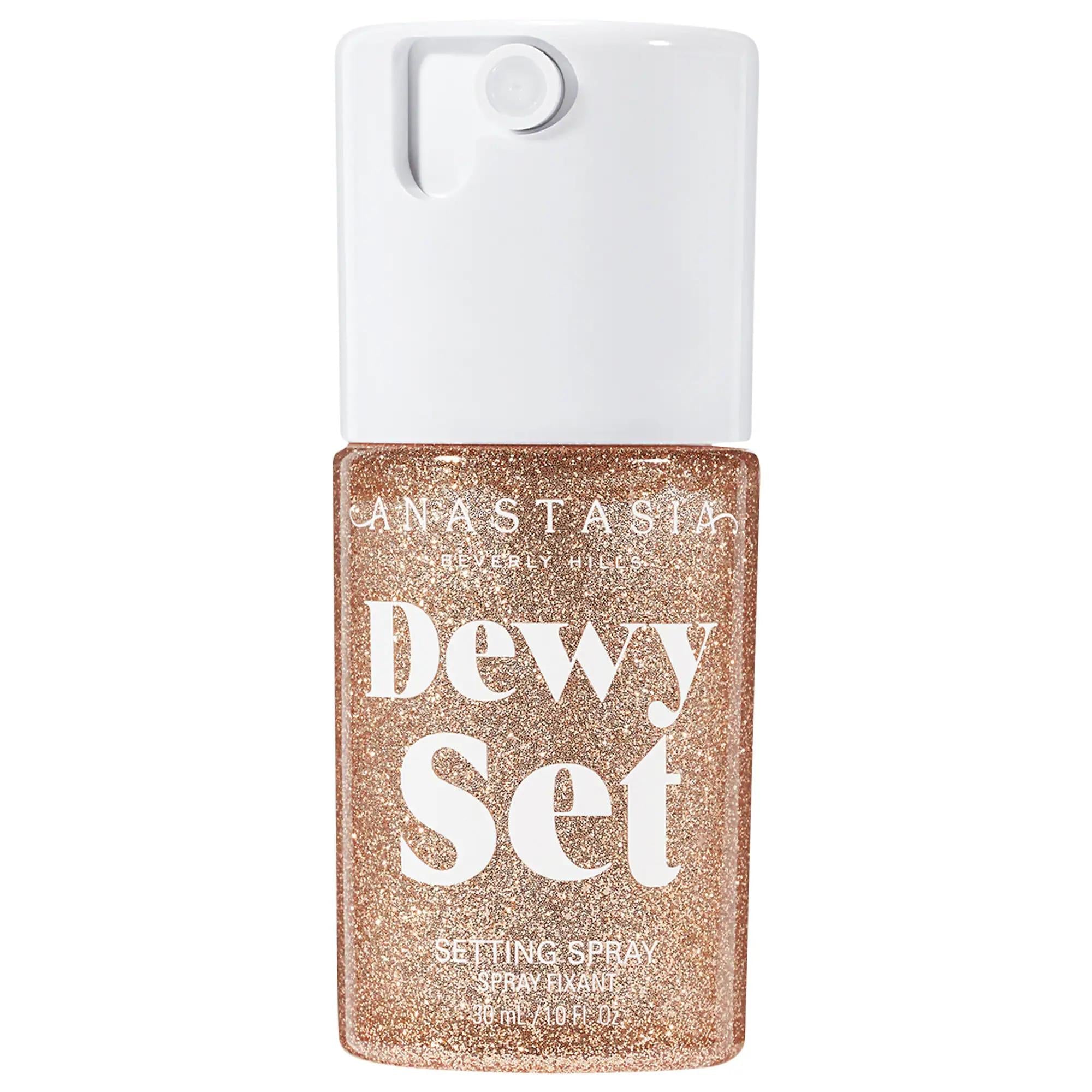 Anastasia Beverly Hills Mini Dewy Set Hydrating Setting Spray: Vegan & Cruelty-Free for a Radiant, Dewy Finish - Travel Size