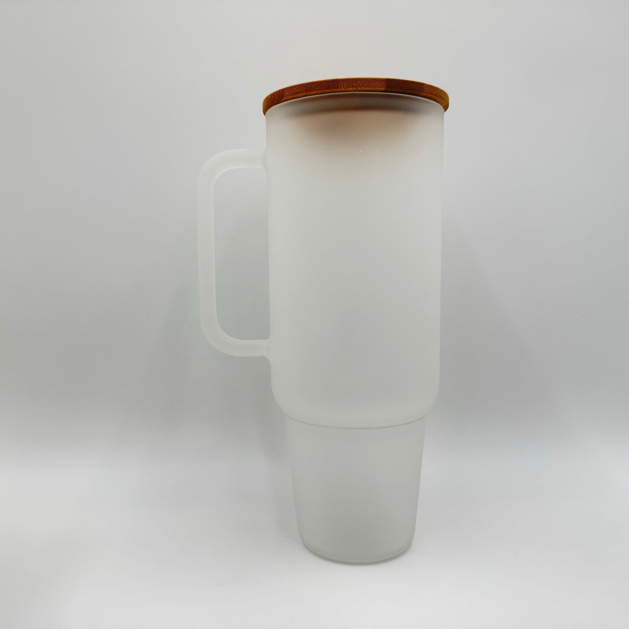 Hailey Brook Designs 32oz or 40oz Sublimation Clear or Frost Glass Tumbler, Mug, Cup With Bamboo Lid and Straw - PhishStones Products