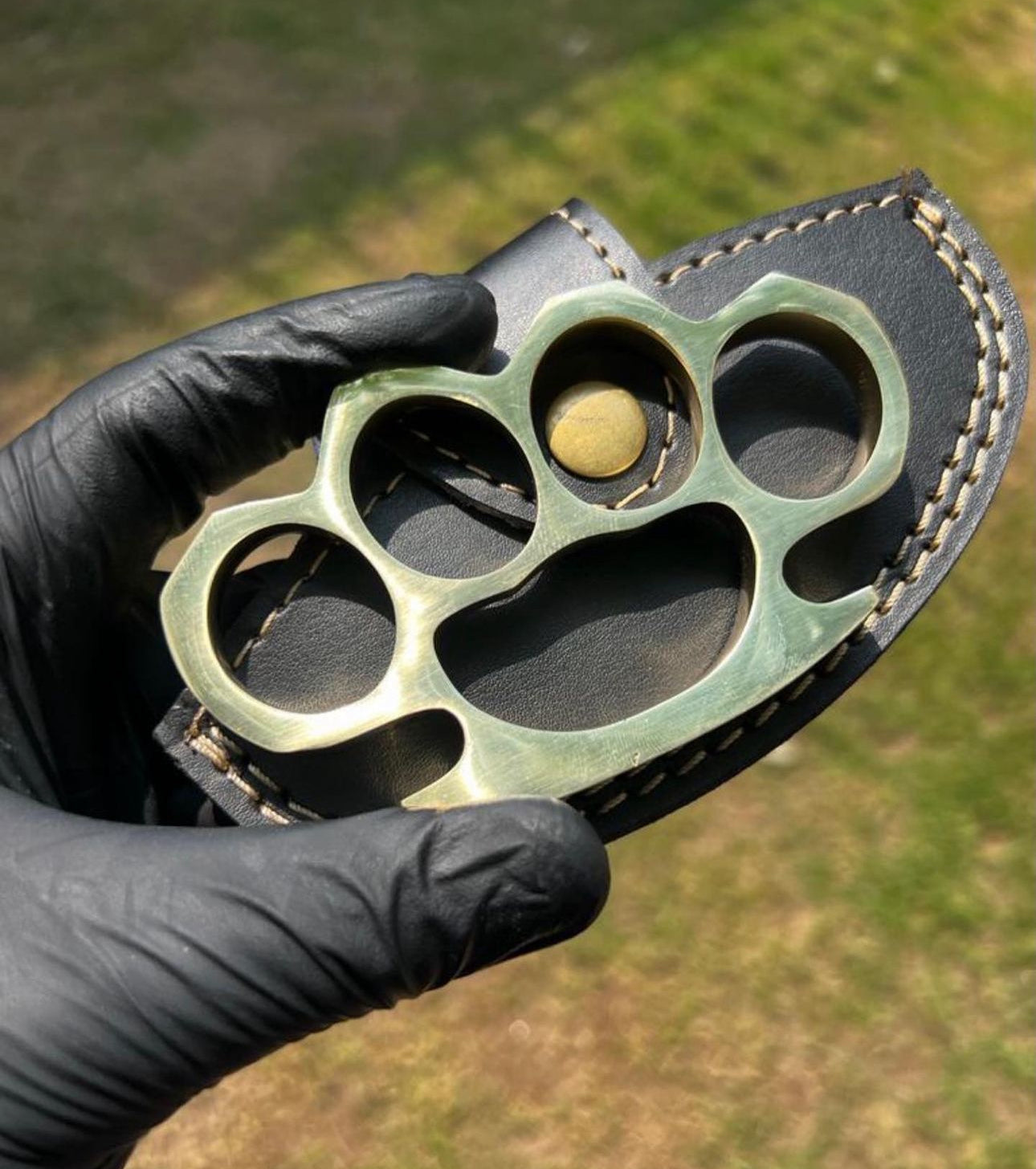 Hand Casted Brass knuckle - PhishStones Products