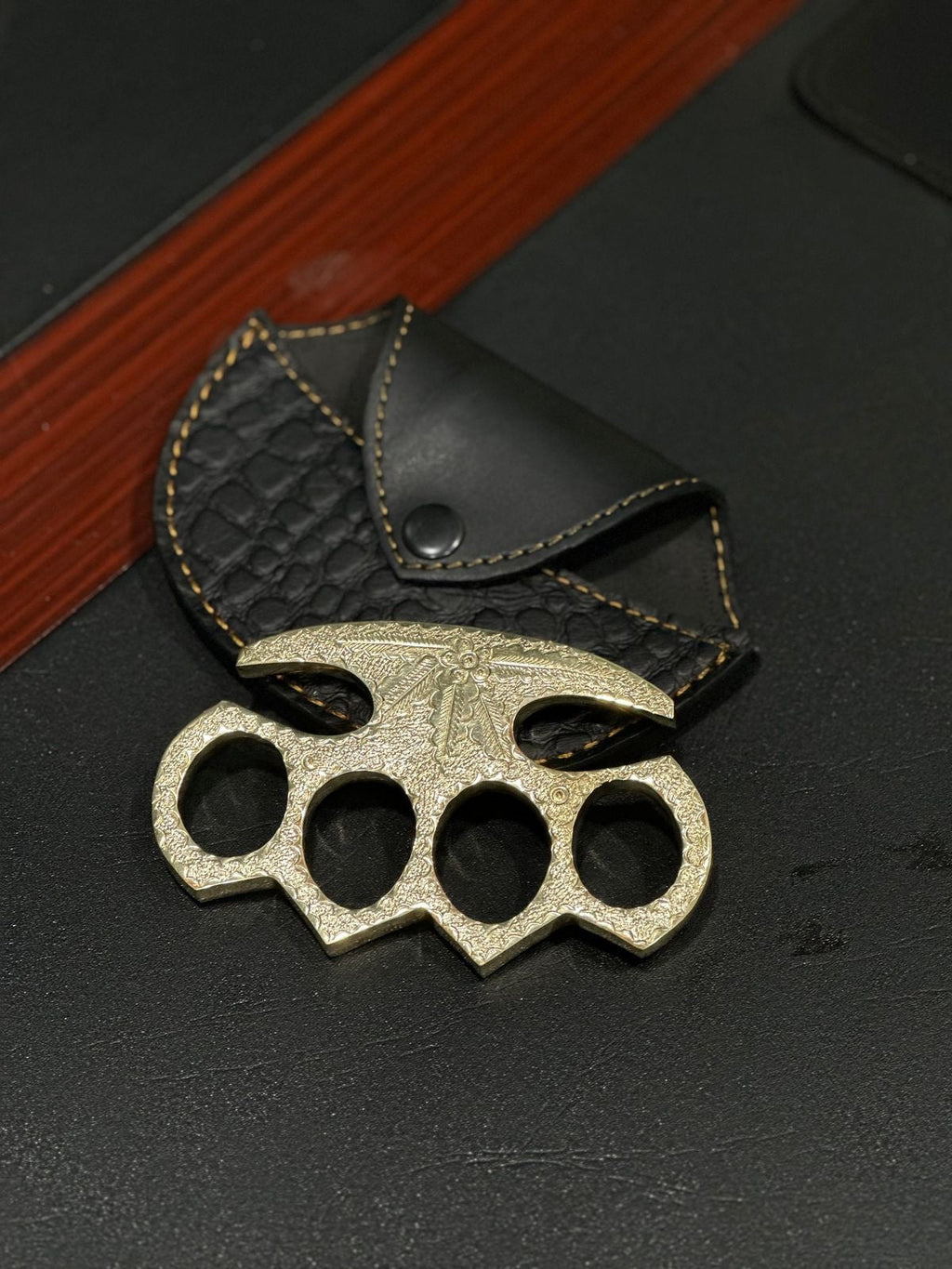 Handmade Brass Engraved Knuckle - PhishStones Products