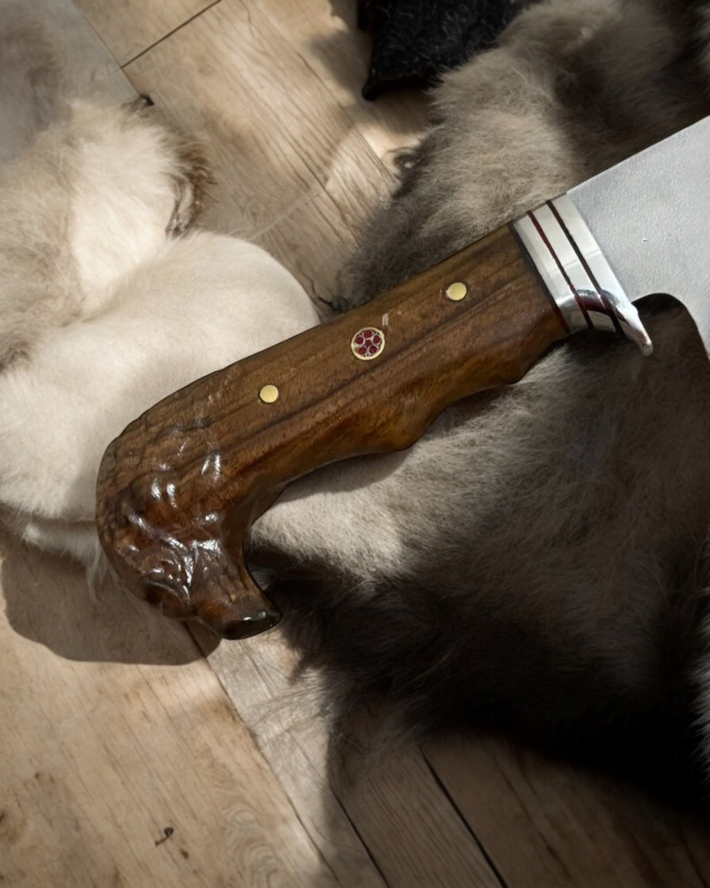 Handmade Eagle Head Hunting Knive - PhishStones Products