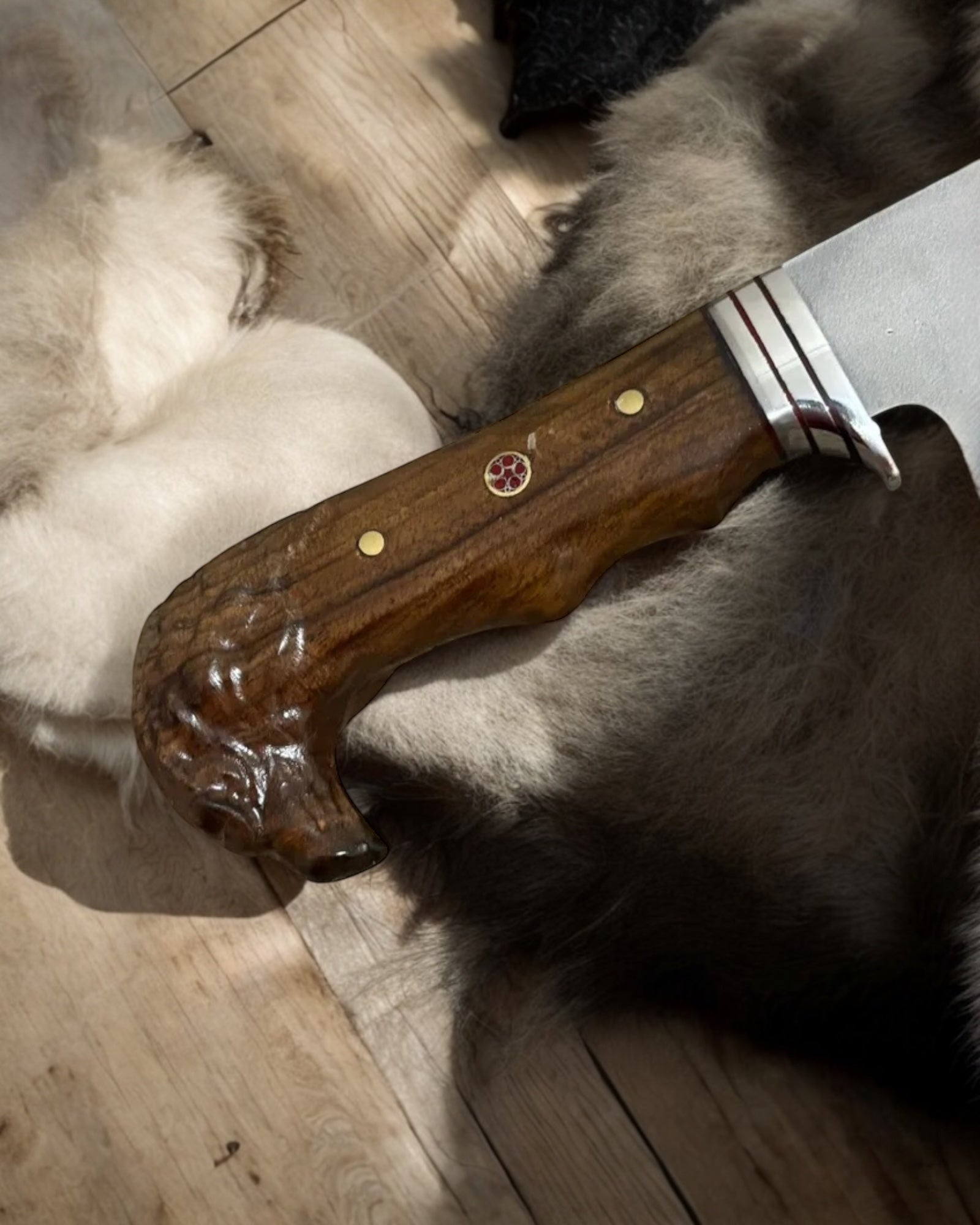 Handmade Eagle Head Hunting Knive - PhishStones Products