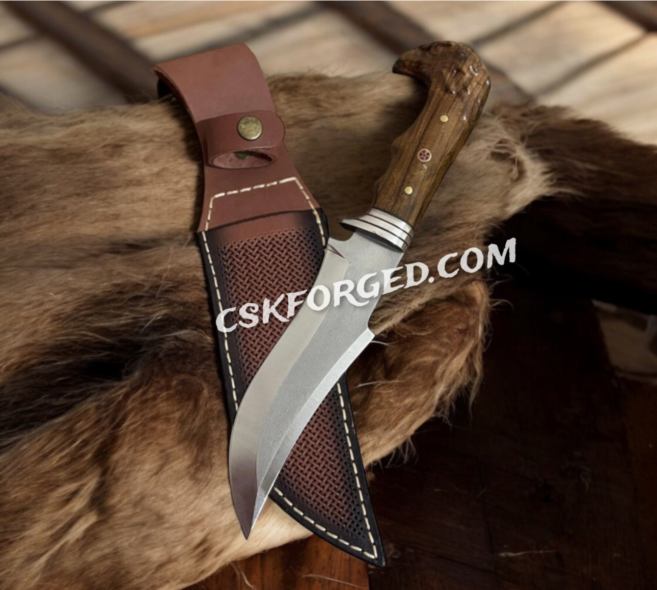 Handmade Eagle Head Hunting Knive - PhishStones Products