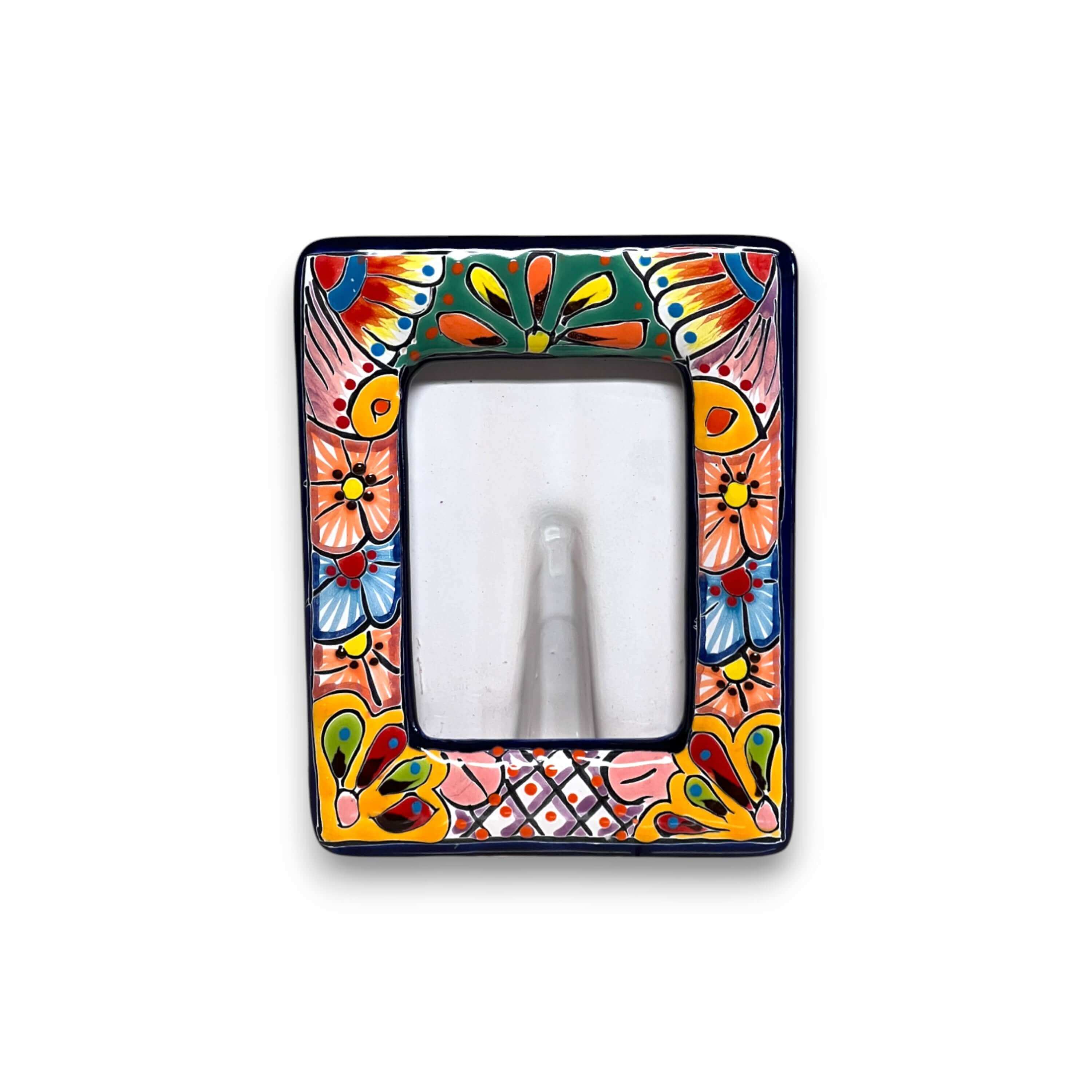 Talavera Picture Frame | Colorful Handmade Mexican Home Decor
