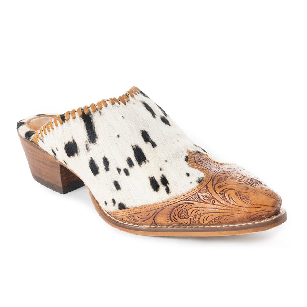 Heely Western Hand - Tooled Mules - PhishStones Products