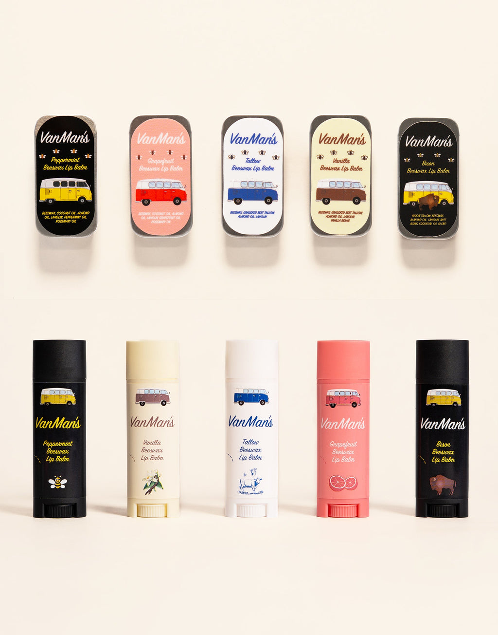 *New* VanMan's Beeswax Lip Balm